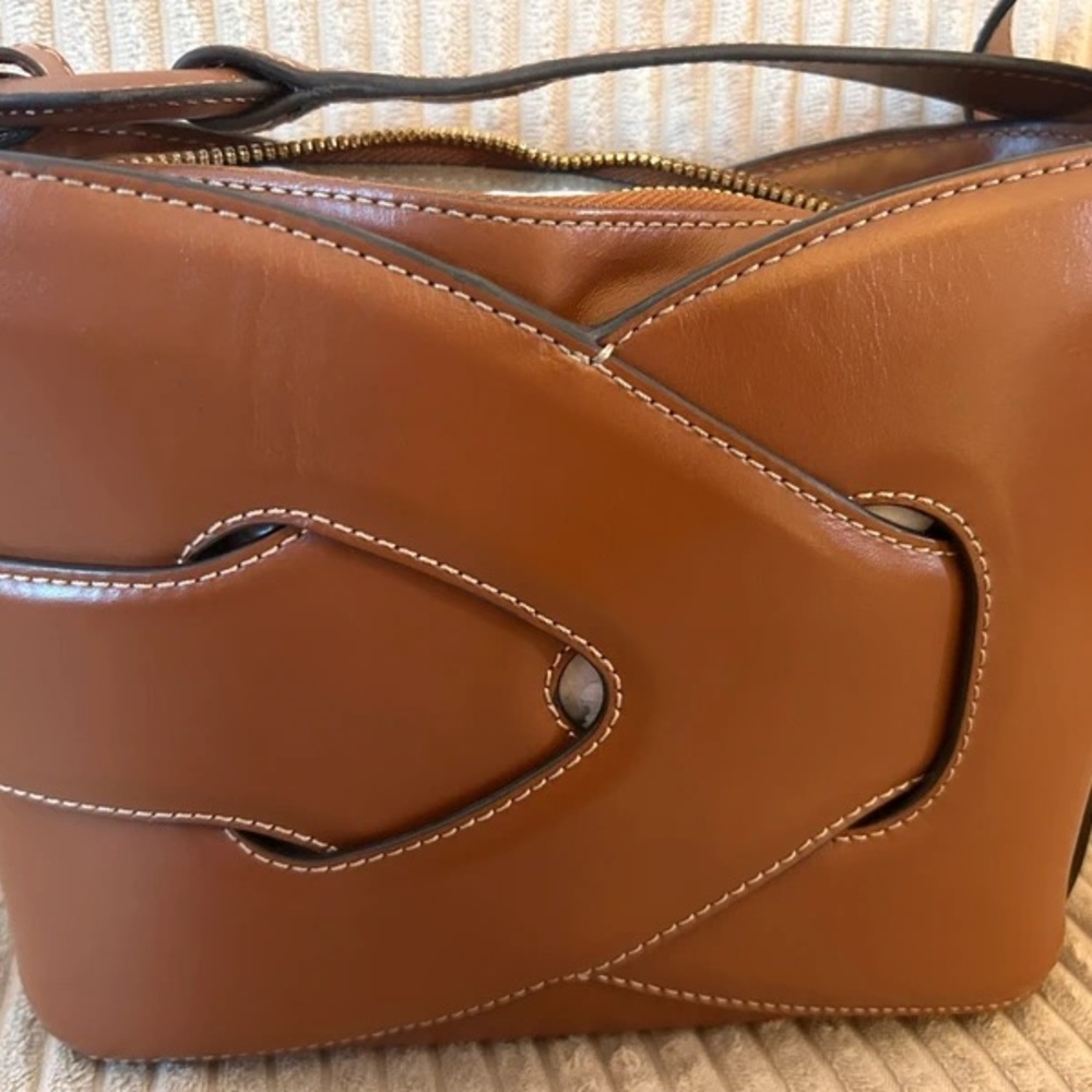 Polene Brown Leather Shoulder Bag💗 - Picture 3 of 4